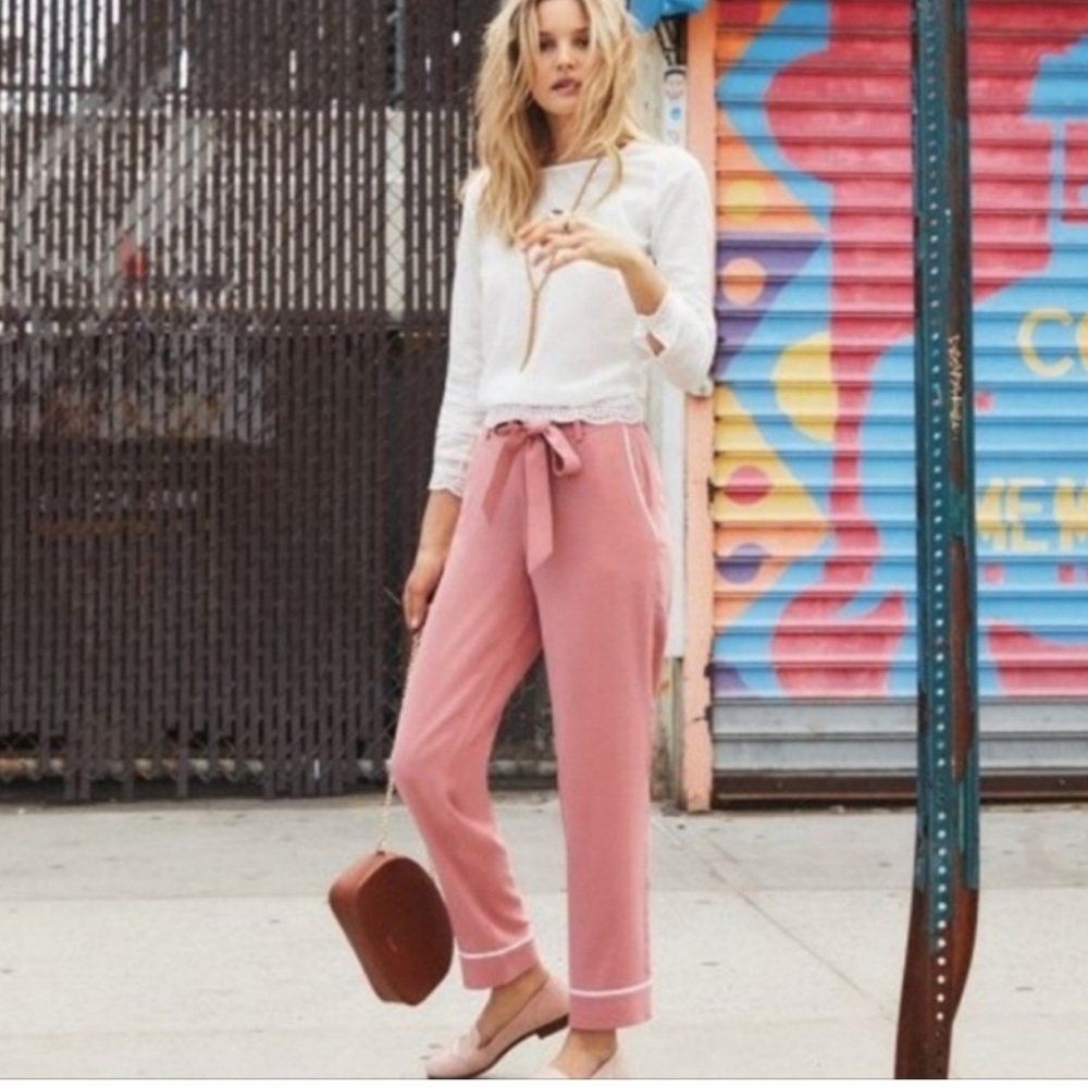Sezane Eddy Silk Pants